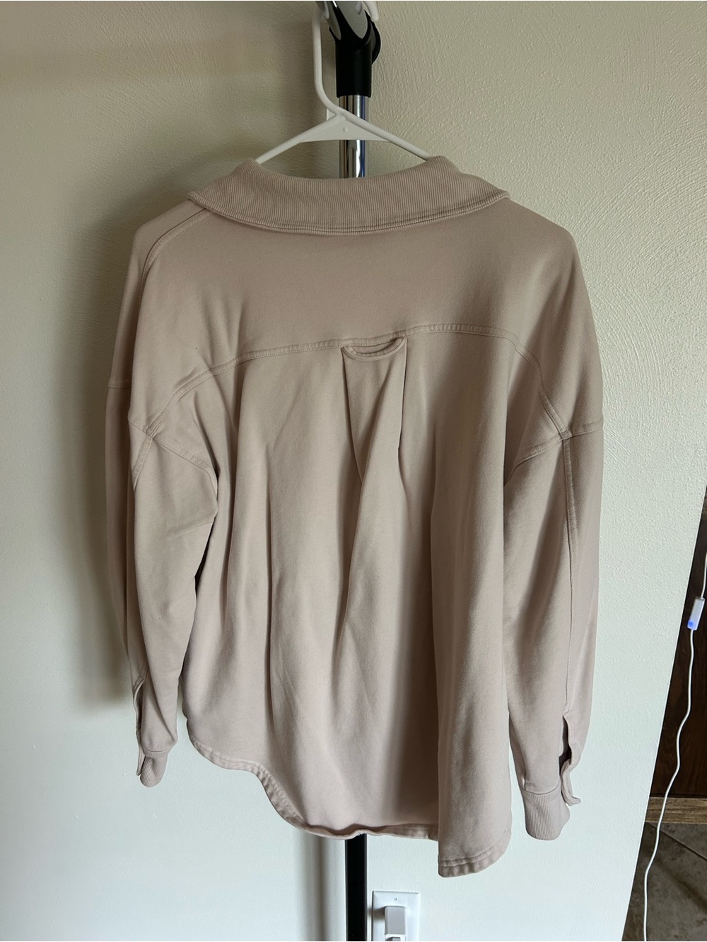 JoyLab Beige button up tunic - Picture 2 of 3